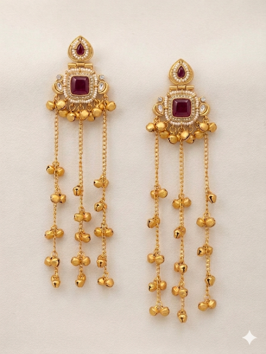 Dhara kashmiri earrings