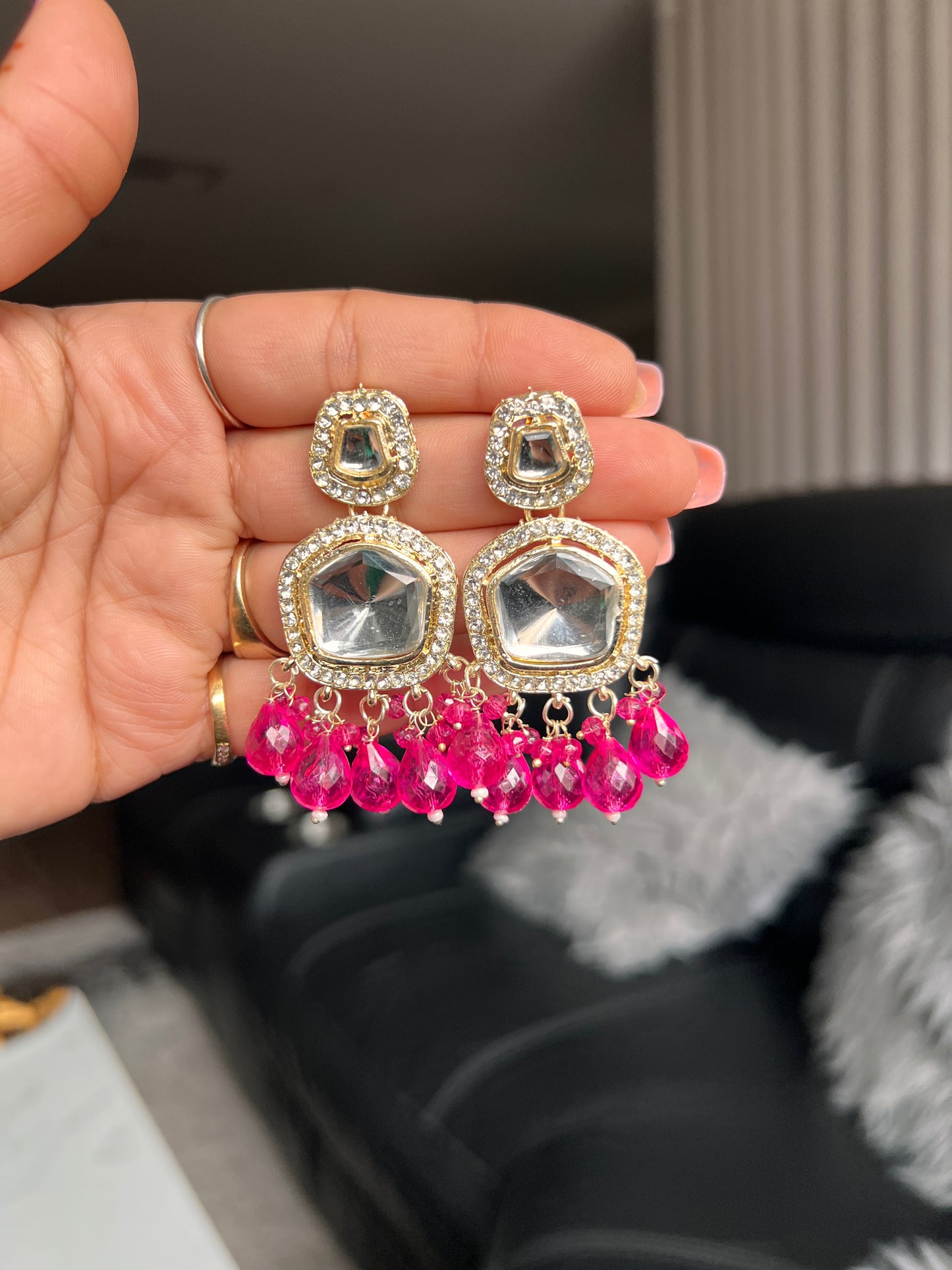 Kundan earrings