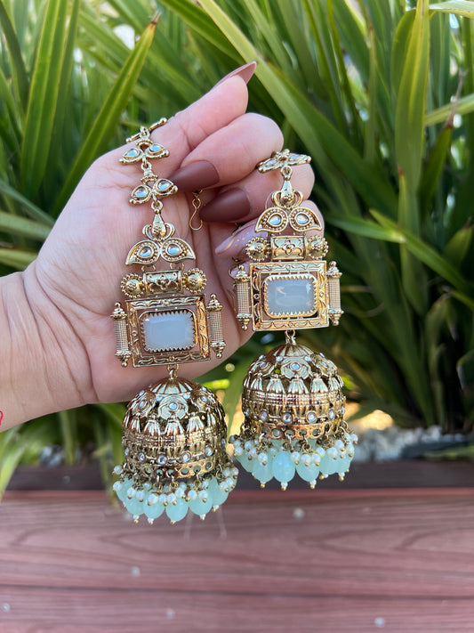 Himanshi oversized jhumka
