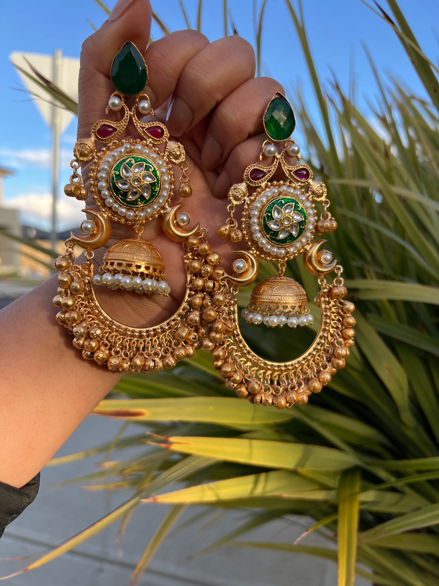 Ruhani oversized earrings
