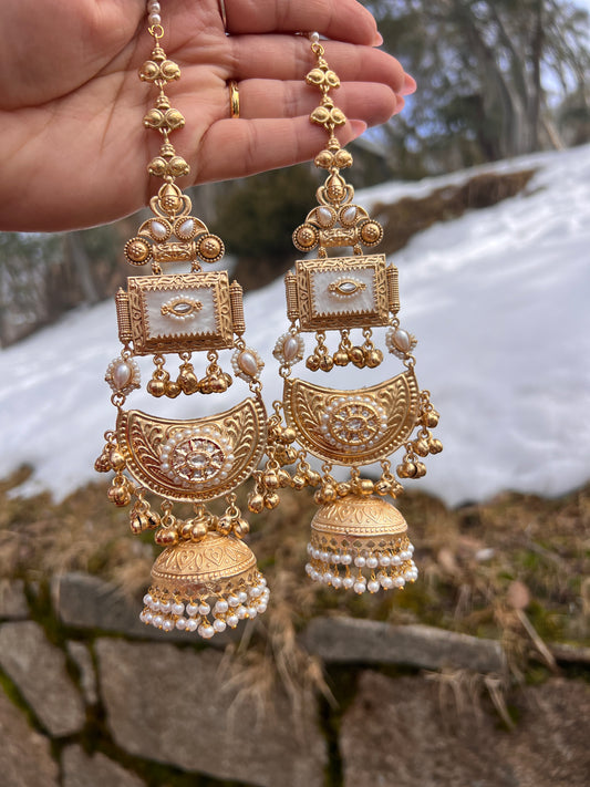 Anvita oversized Sahara earrings