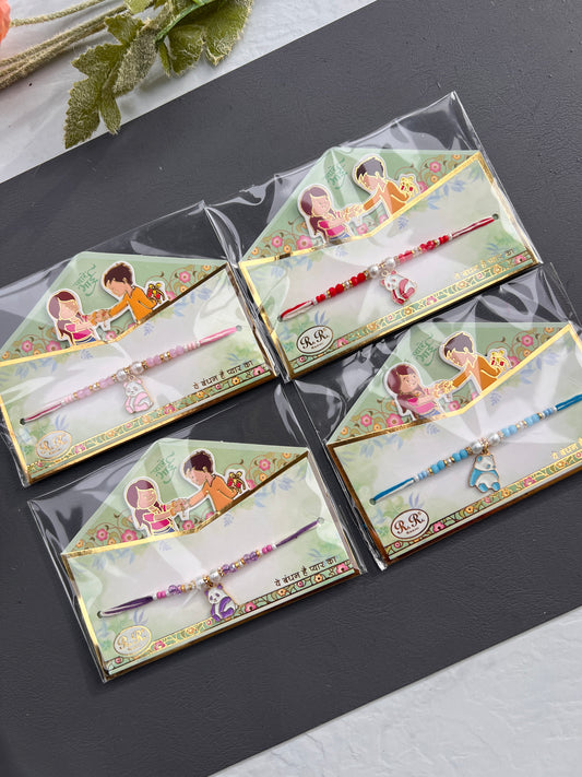 Panda kida rakhi assorted colours