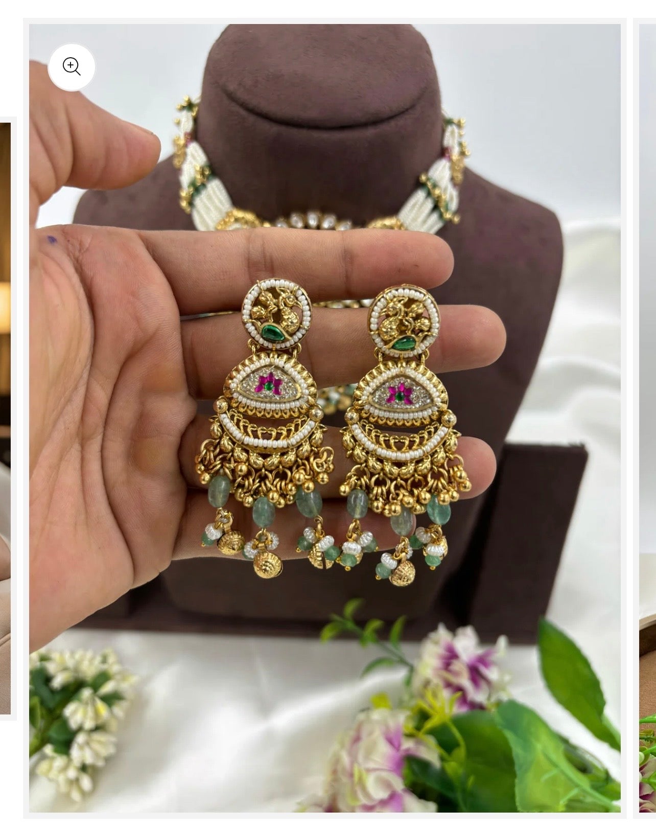 Reeja Ornate Choker & Earring Set