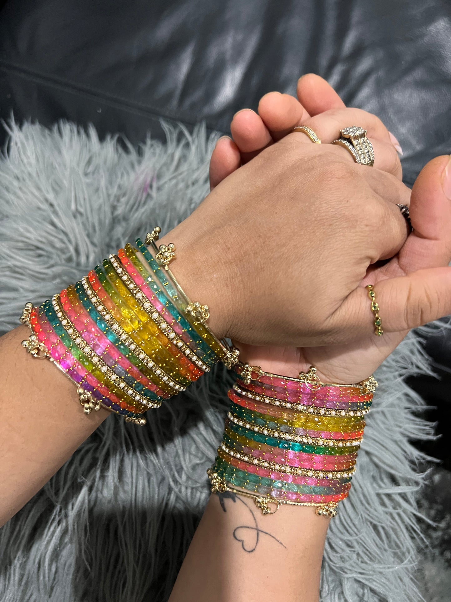 Navratan Kashmiri bangles ( both hands)