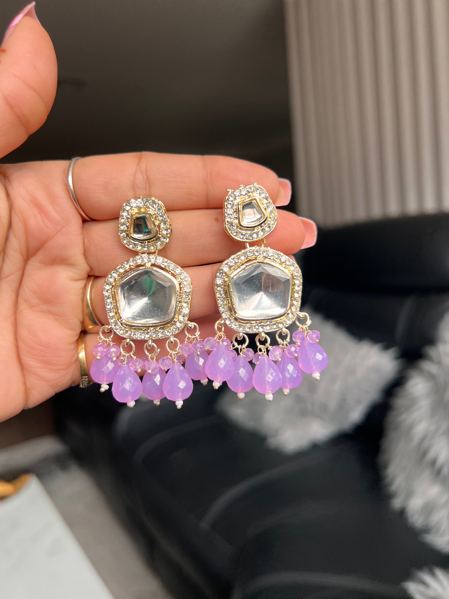 Kundan earrings