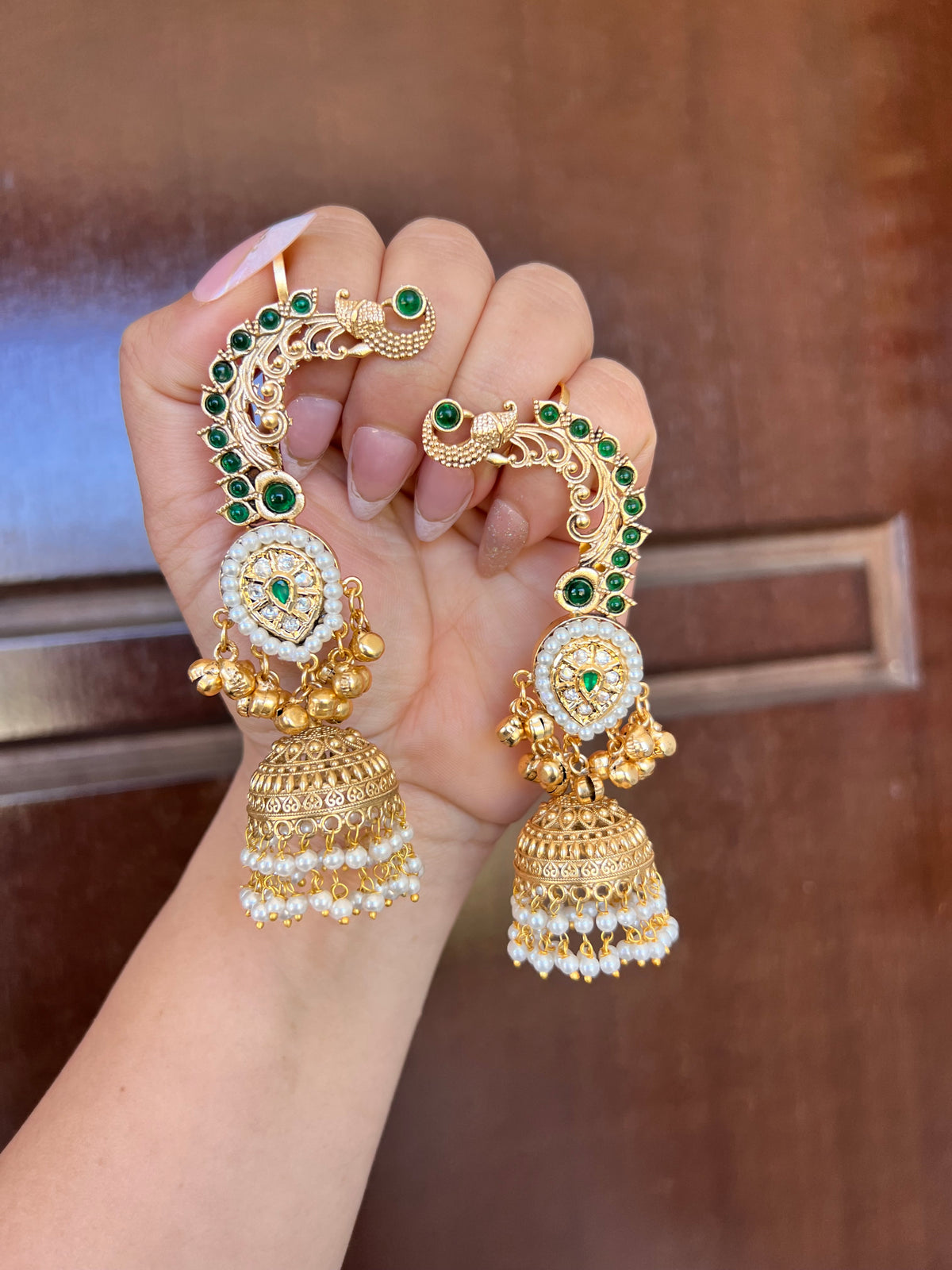 Vibha Kanphool Jhumki Earrings