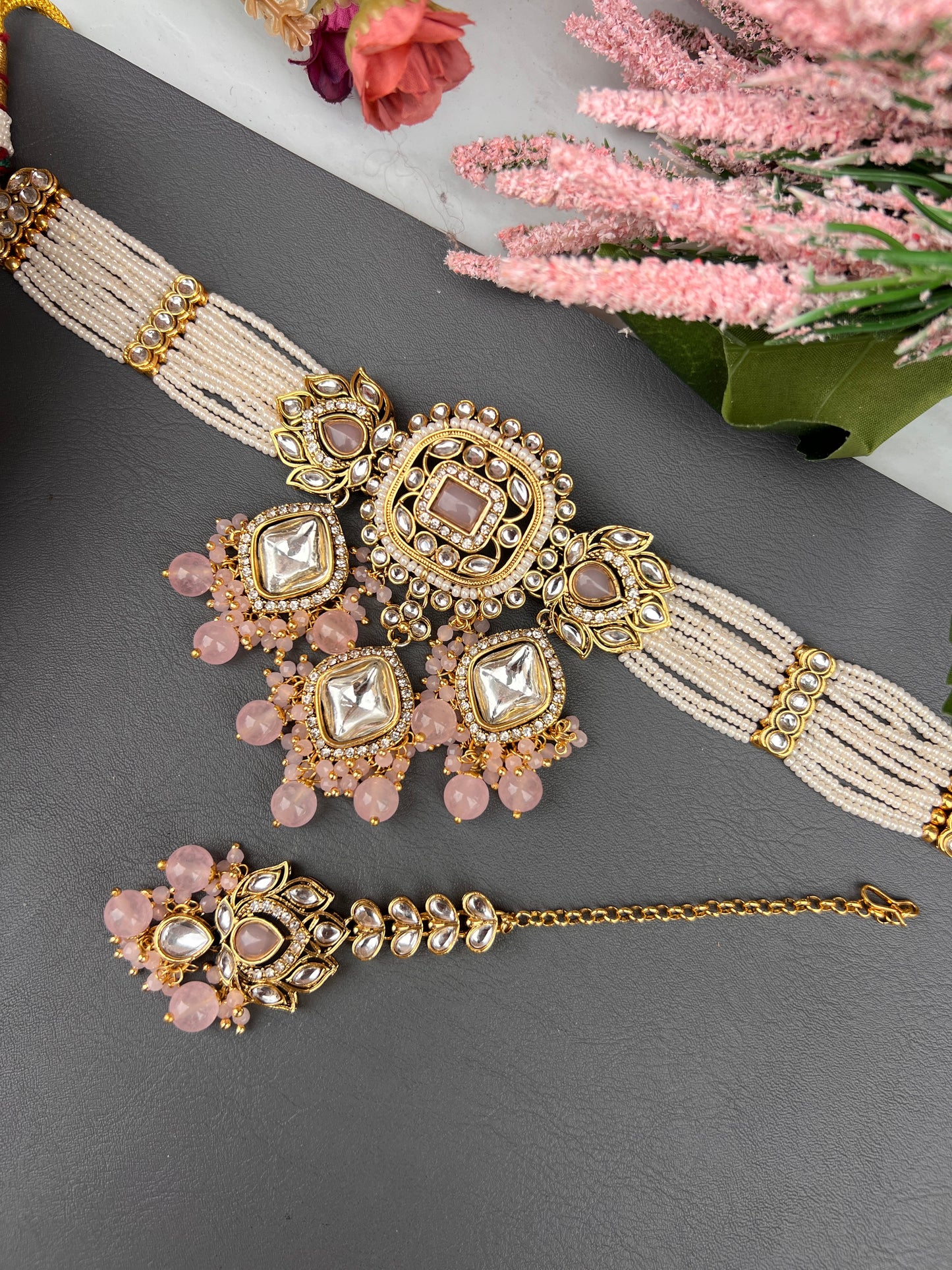 Shaira choker necklace set