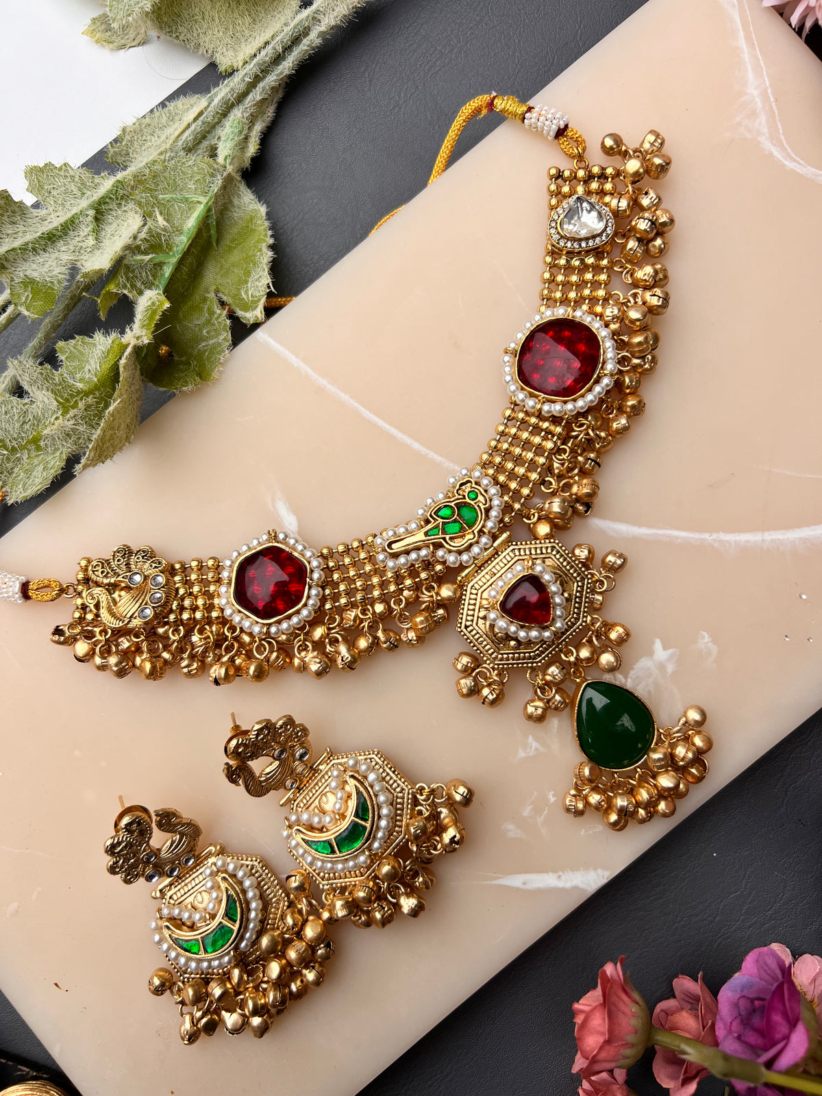 Mahika Kashmiri necklace set