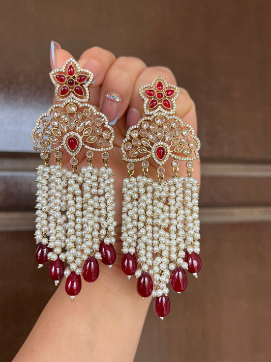Dilbar statement earrings