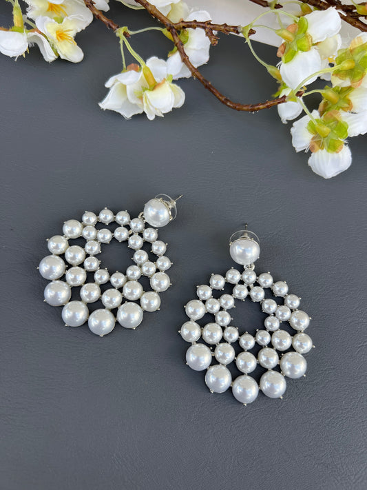 Pearl earrings