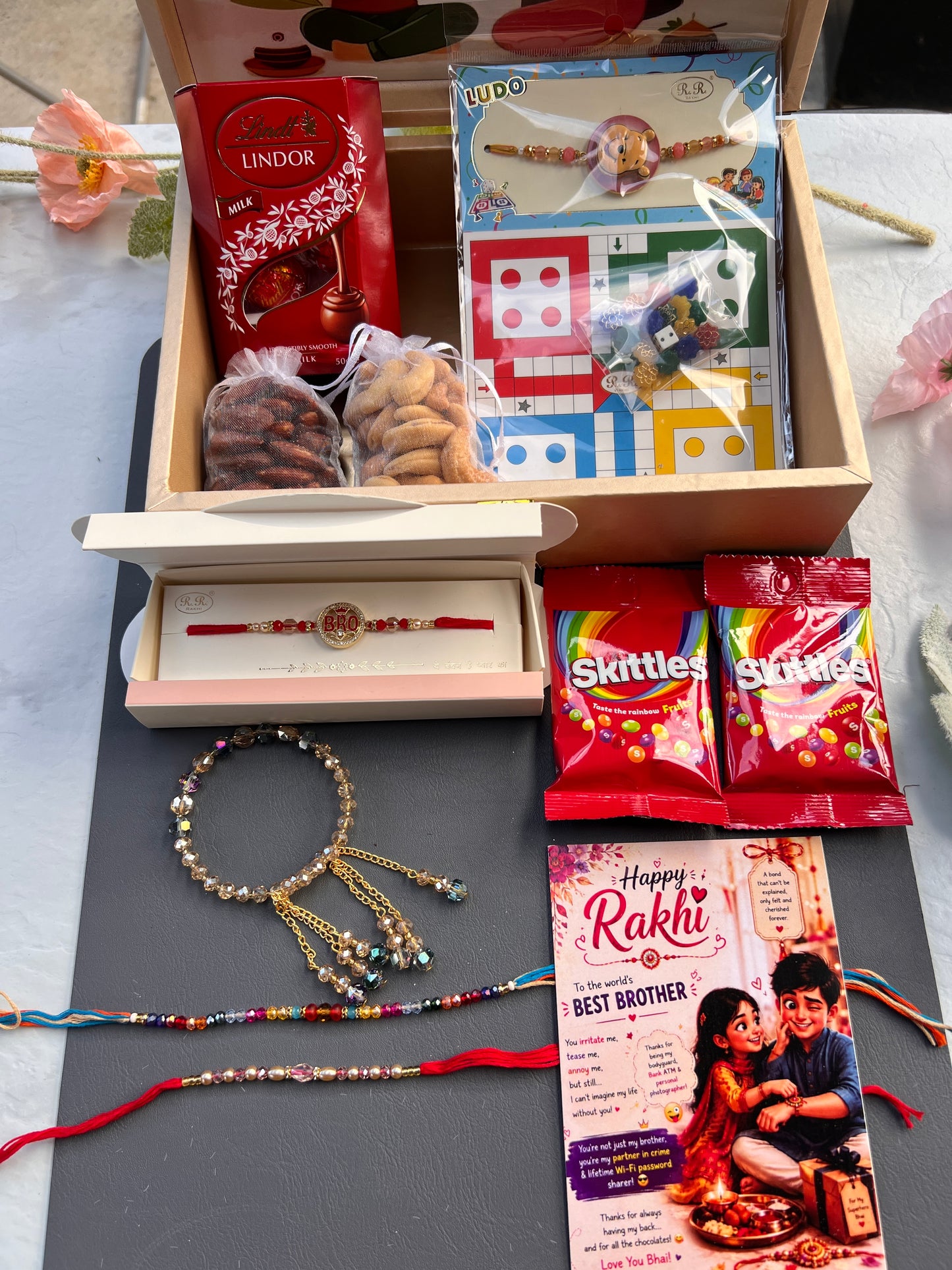 Premium All in one Family Rakhi hamper ( 5 Rakhis)