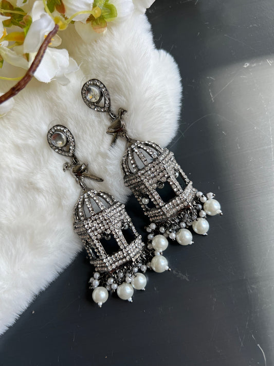 German silver earrings