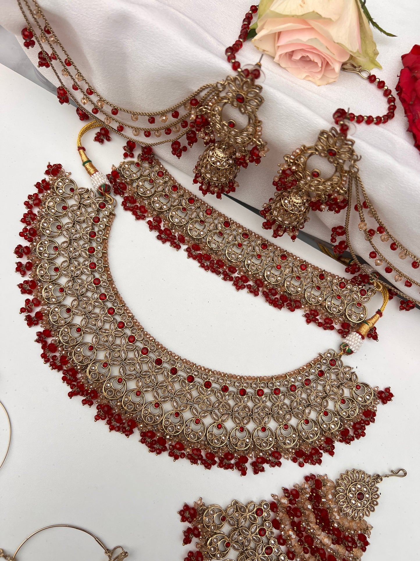 Raani Maroon bridal set