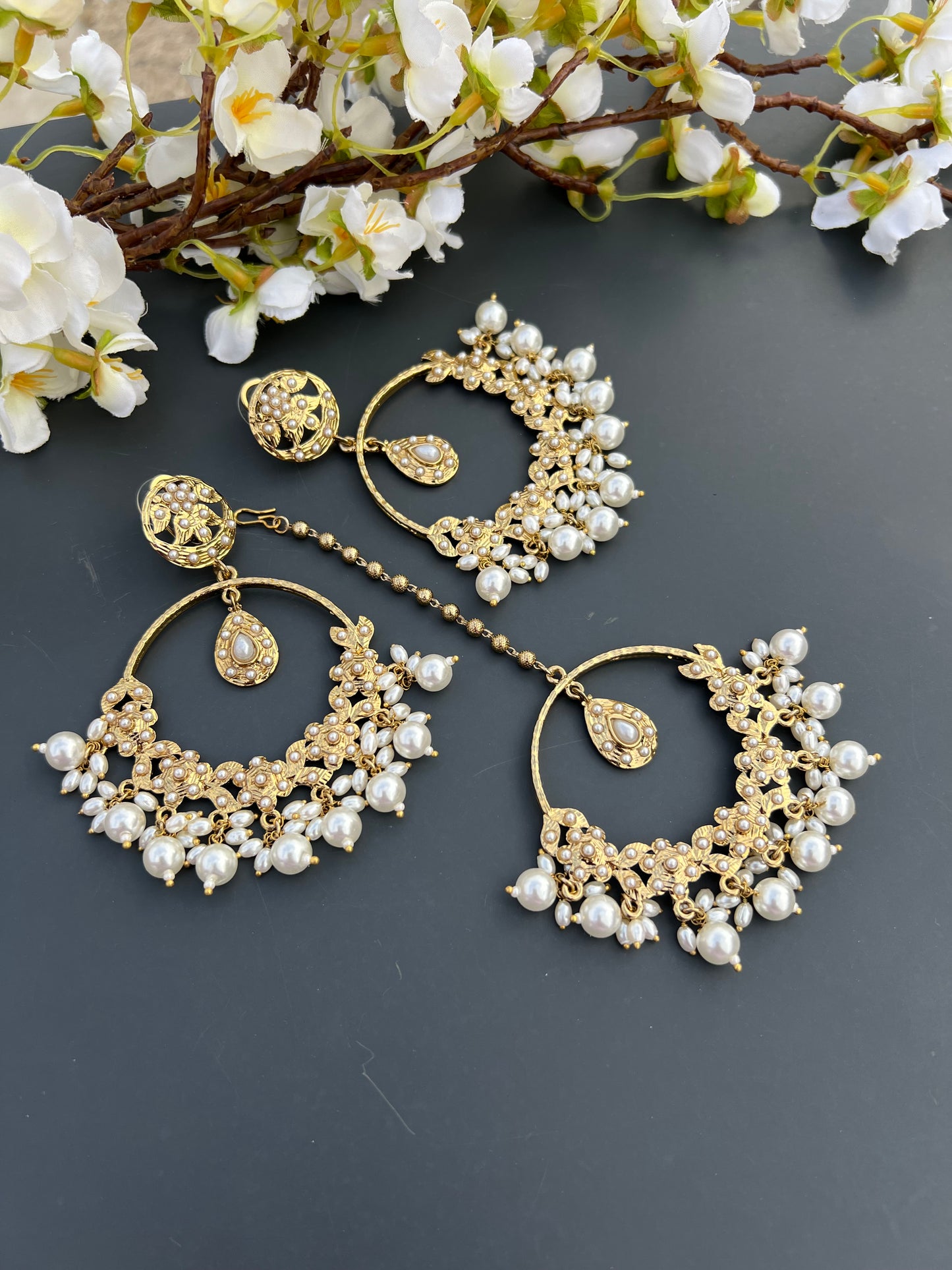 Heer earrings tikka set