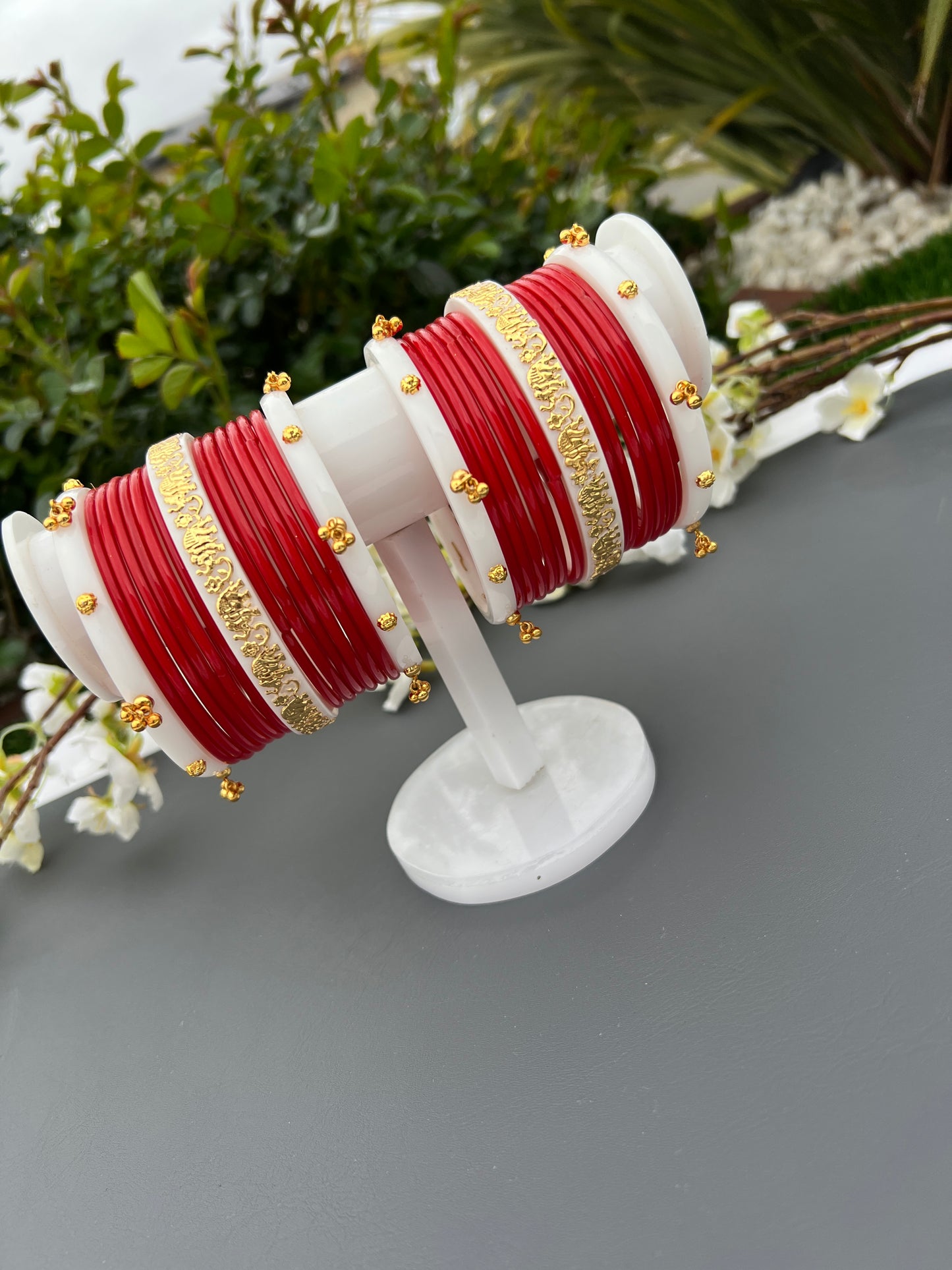 Glass bangles chooda set