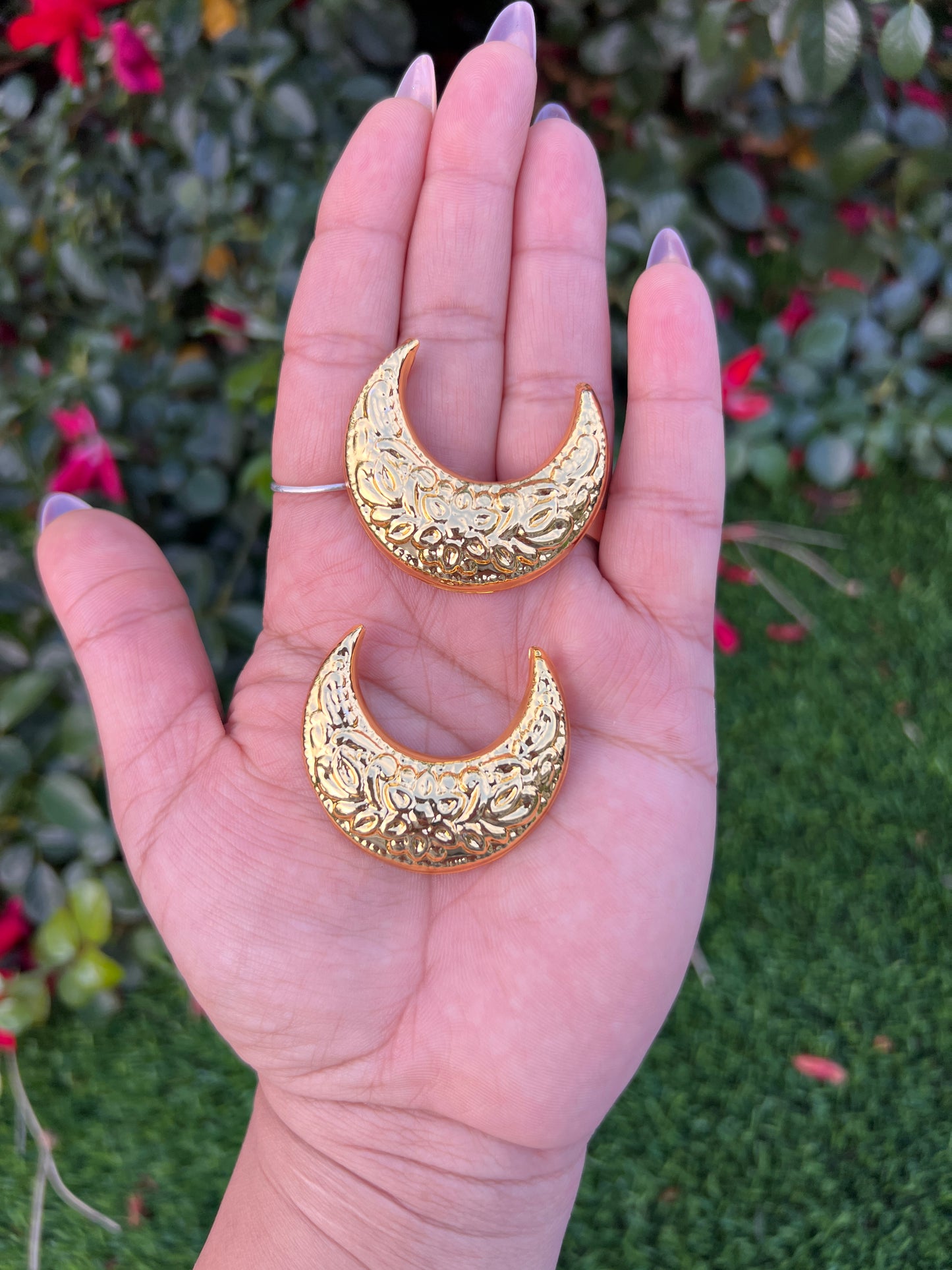 Chandni" Moon hair Charm Set