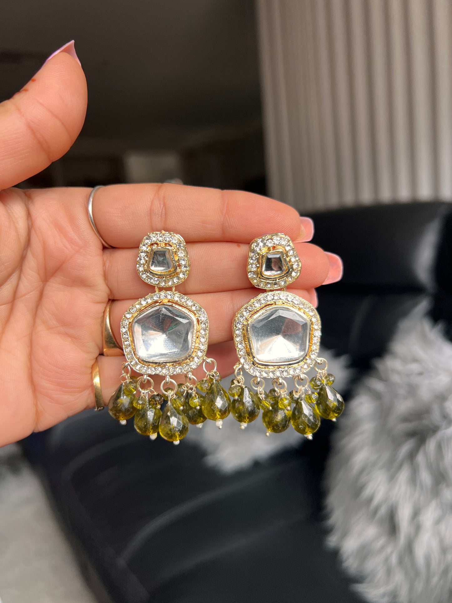 Kundan earrings