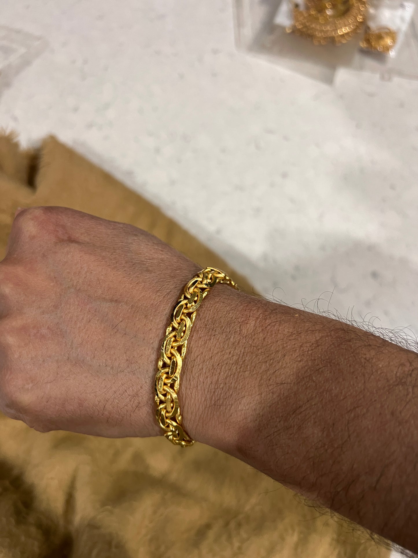 Gold plated bracket for brother