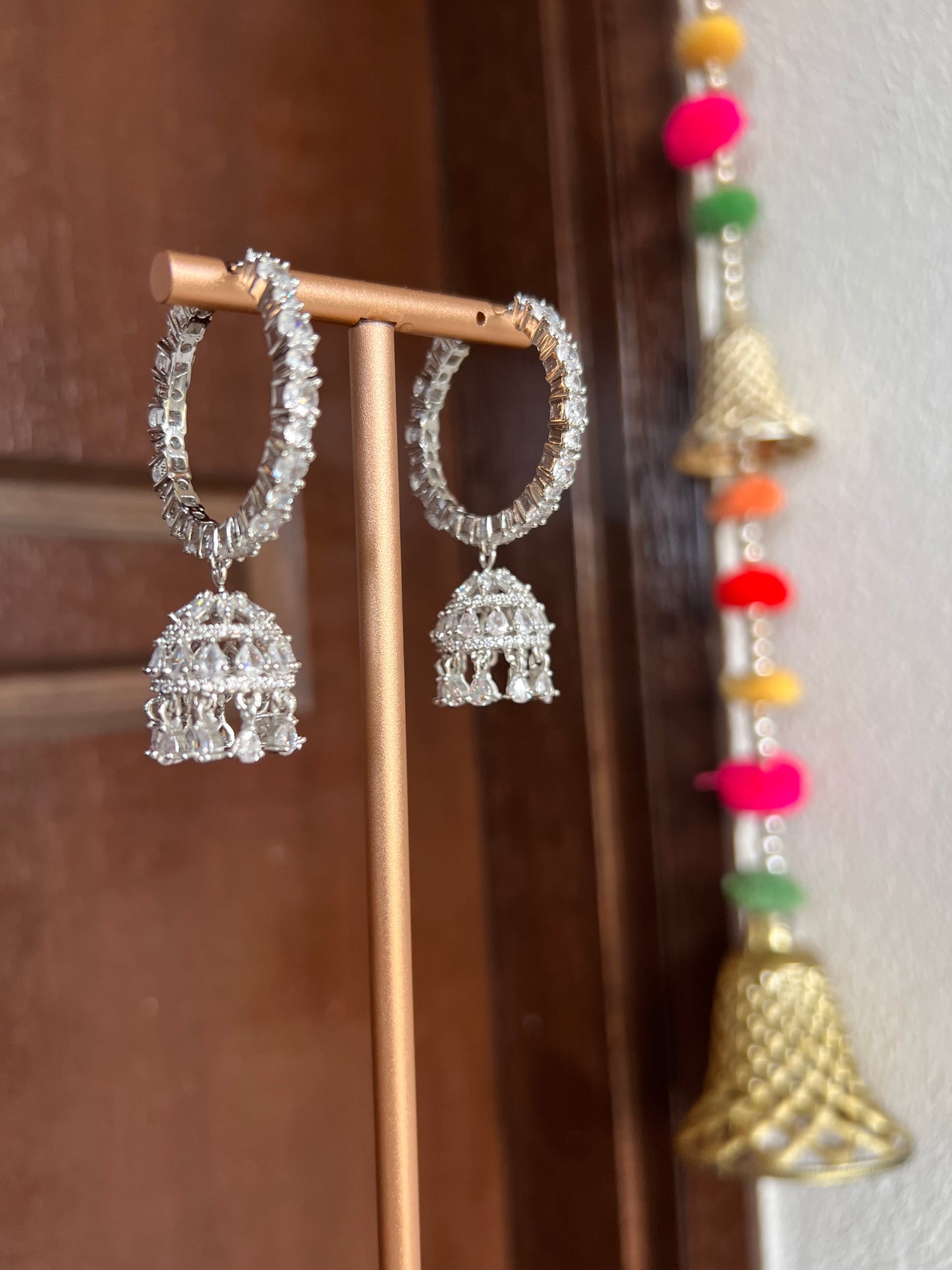 Oriva American diamond earrings