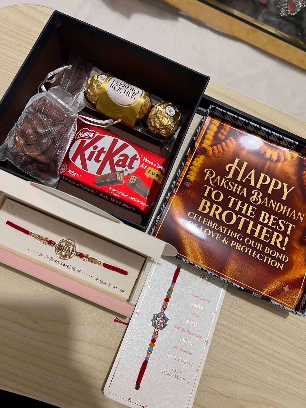 Simple & sweet Brother Rakhi hamper
