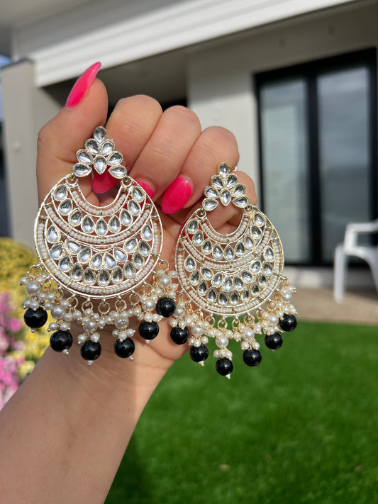 Black earrings