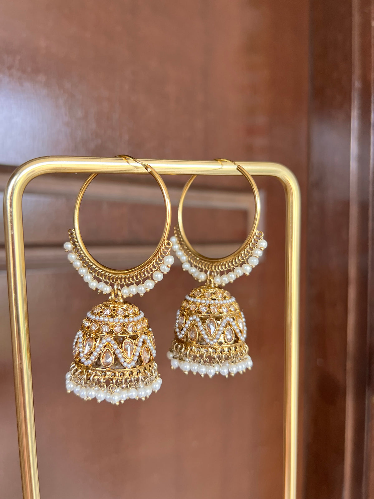Aaria Jhumki Hoop Earrings