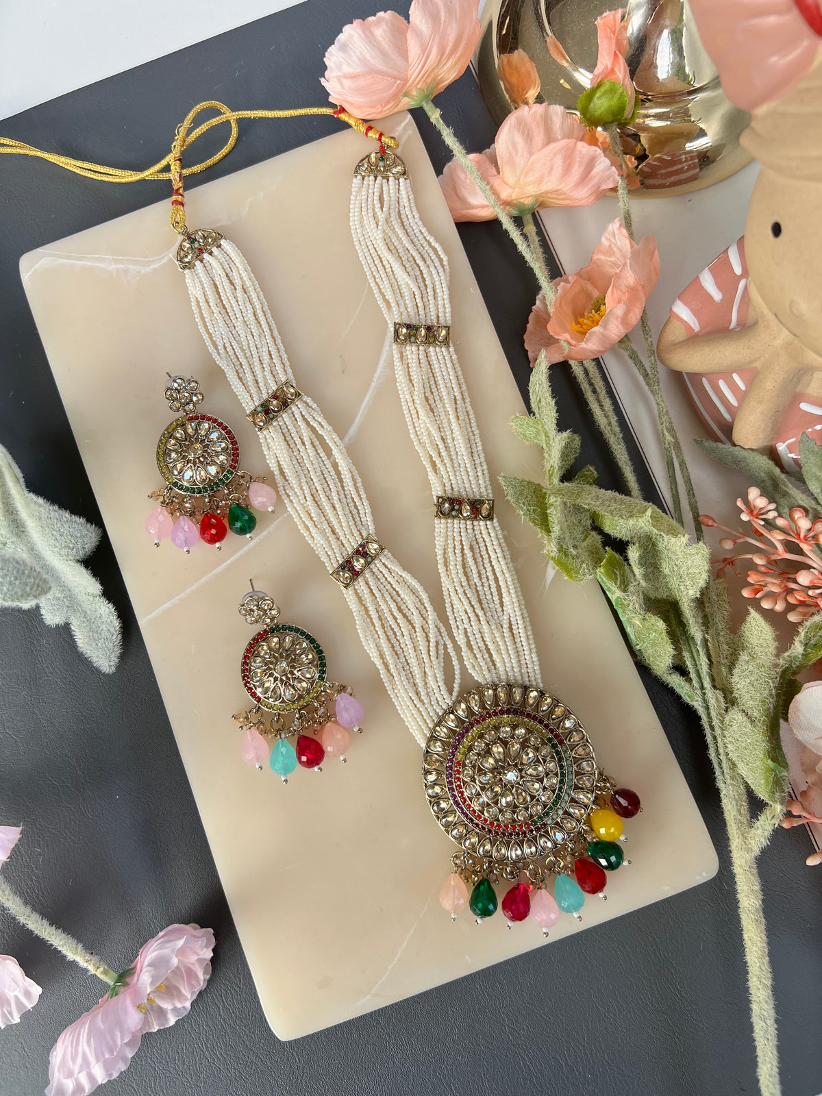 Aandita long necklace set