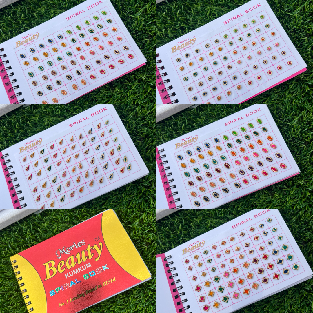 Multi colour stone bindi book (300 bindi)