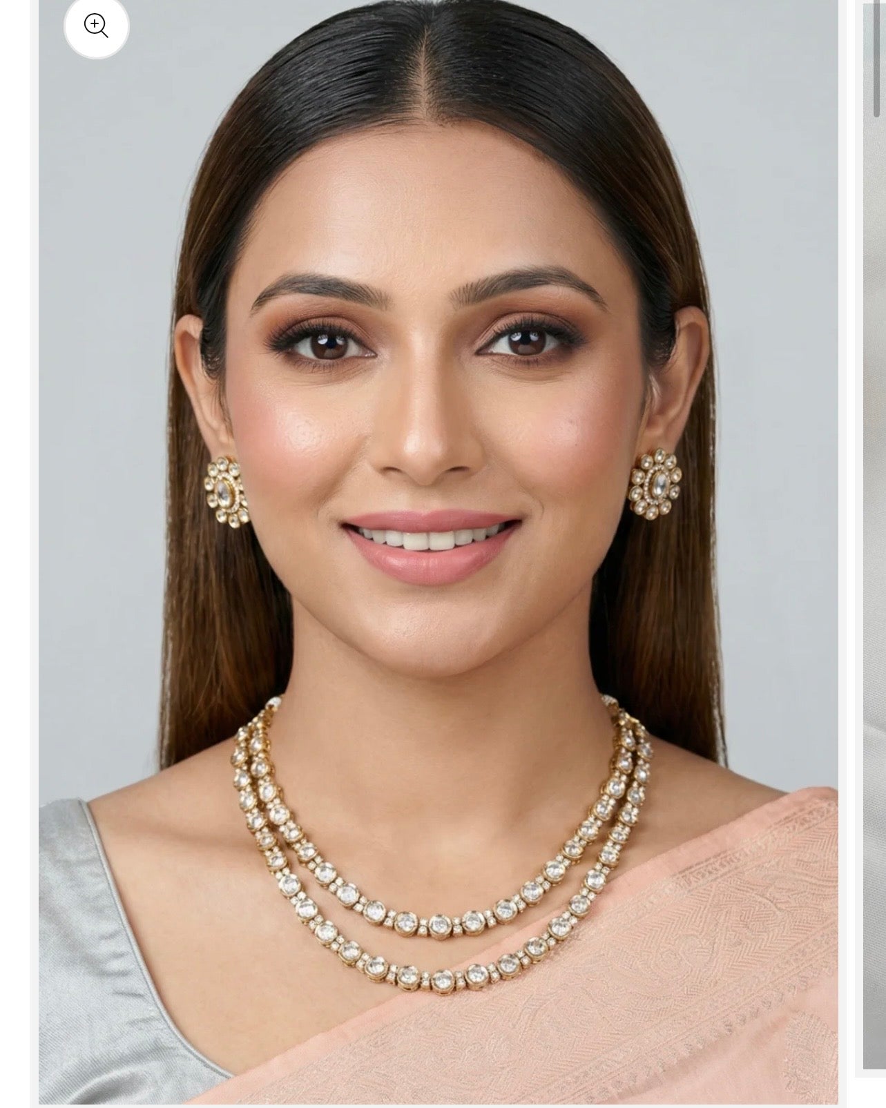 Reema uncut kundan necklace set