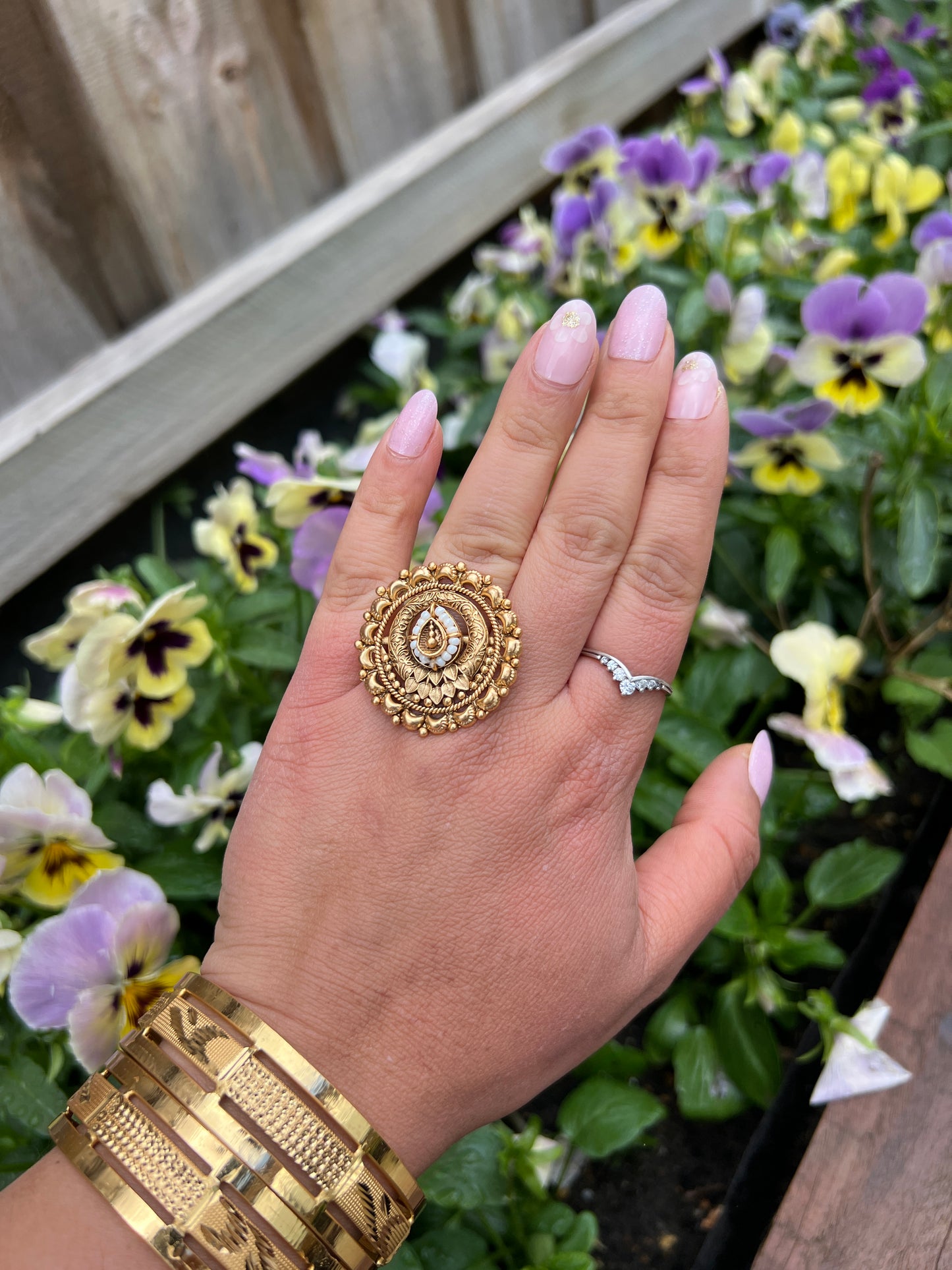 Gold plated Ring