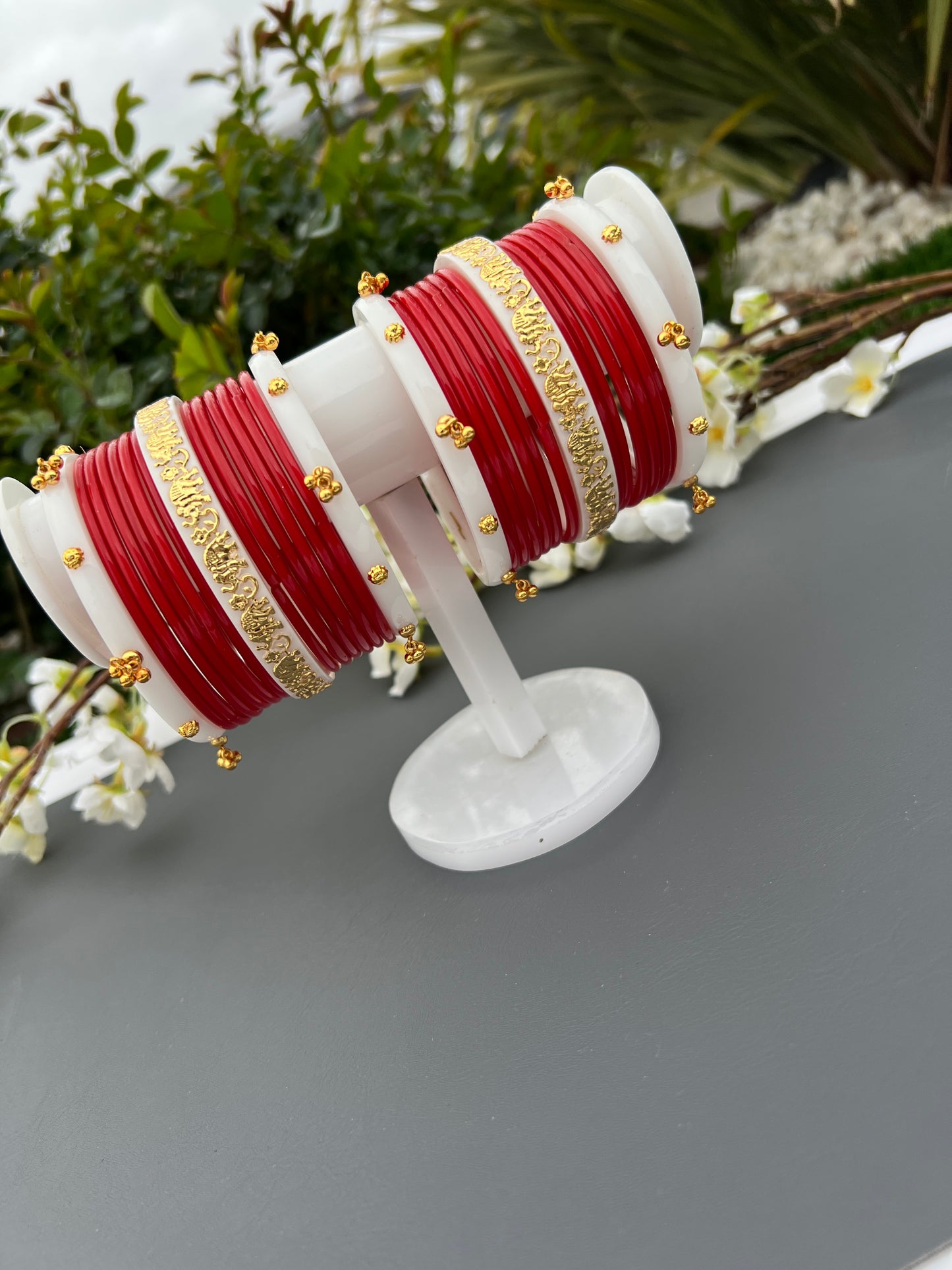Glass bangles chooda set