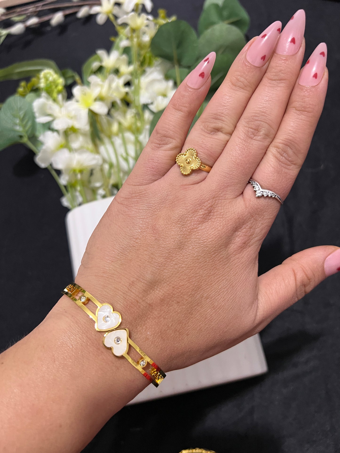 Heart Anti tarnish bracelet