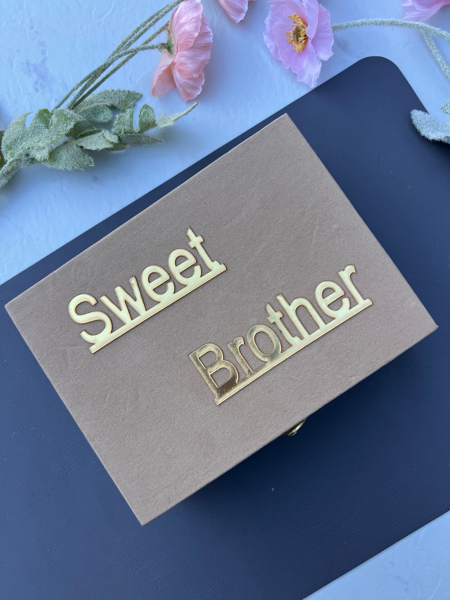 Premium velvet Sweet brother hamper (empty)