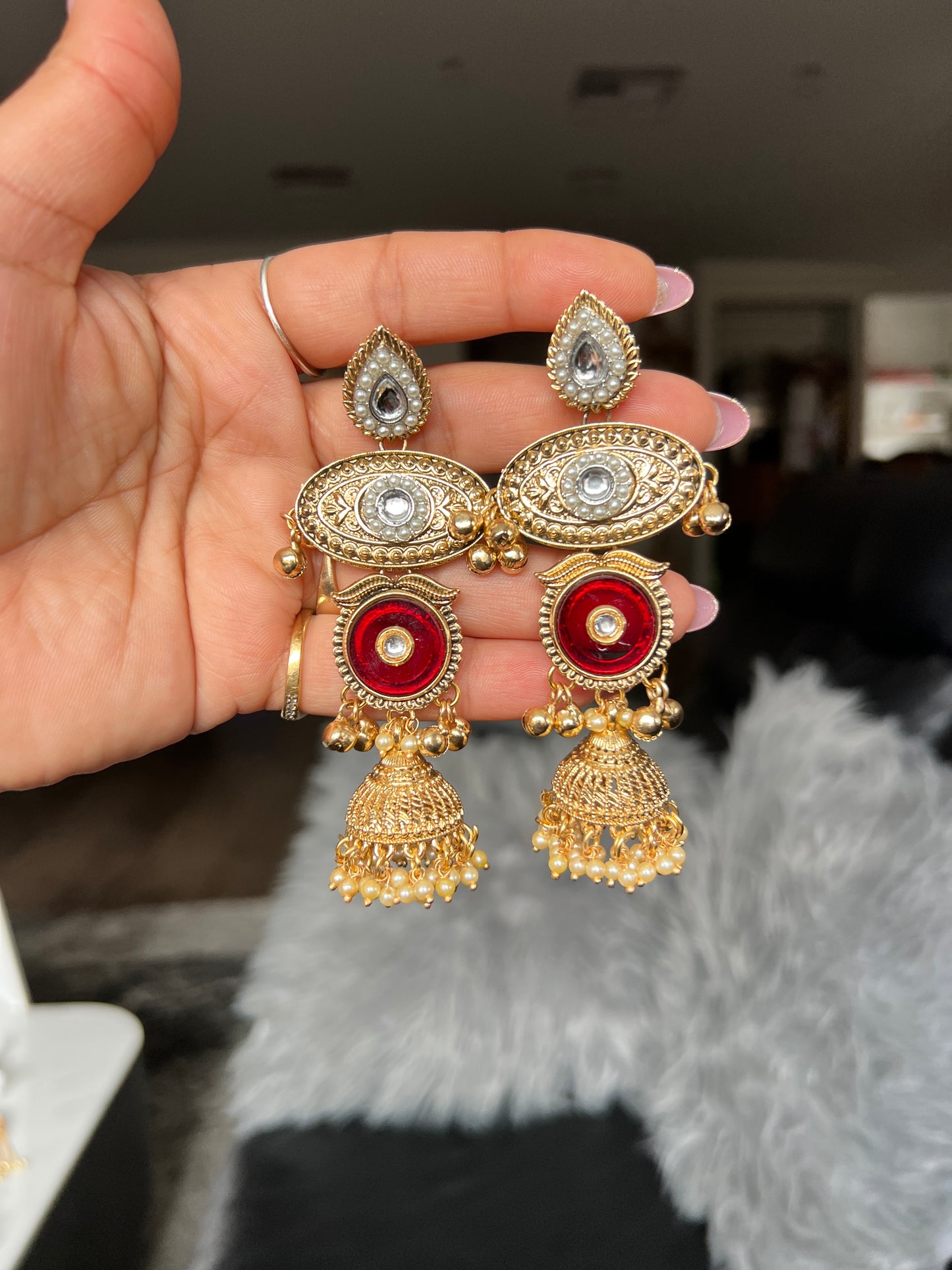 Aira Kashmiri earrings