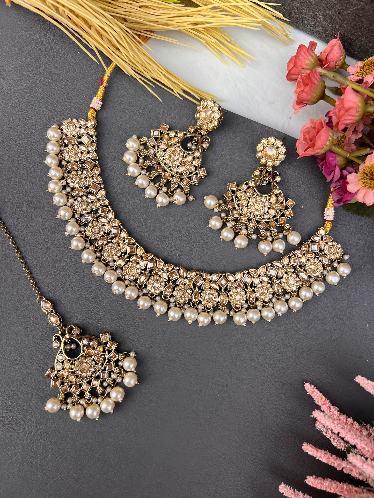 The Aadya Antique Choker Set