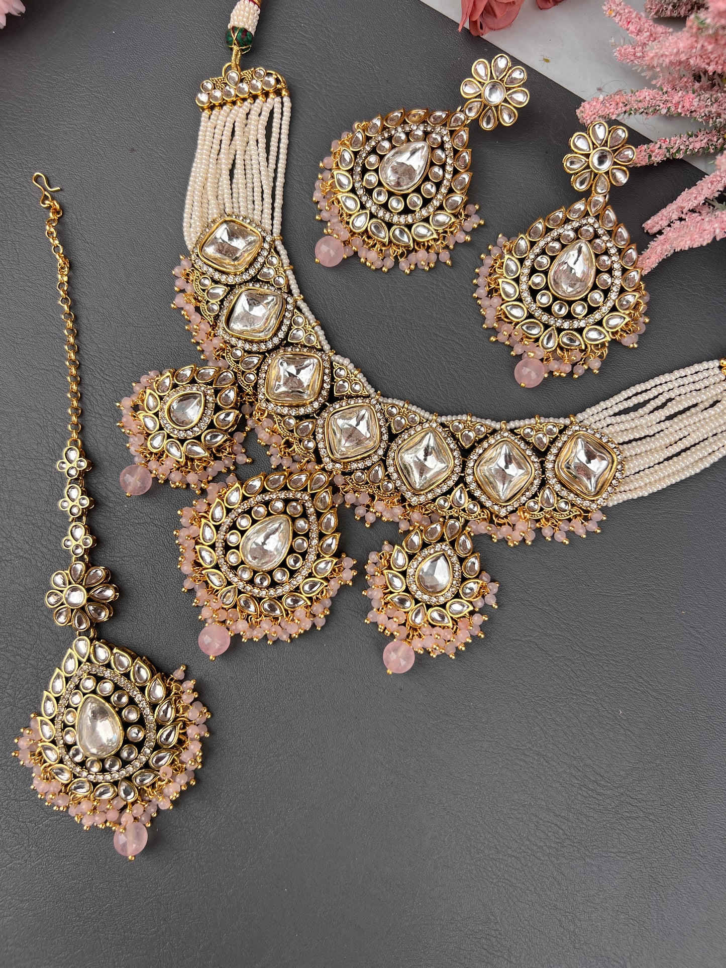 The Noorani Blush Kundan Set