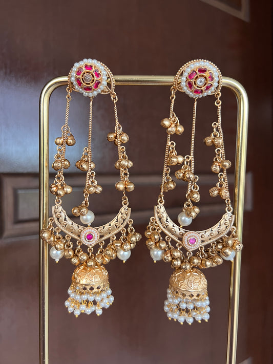 Ruhi Kashmiri long earrings