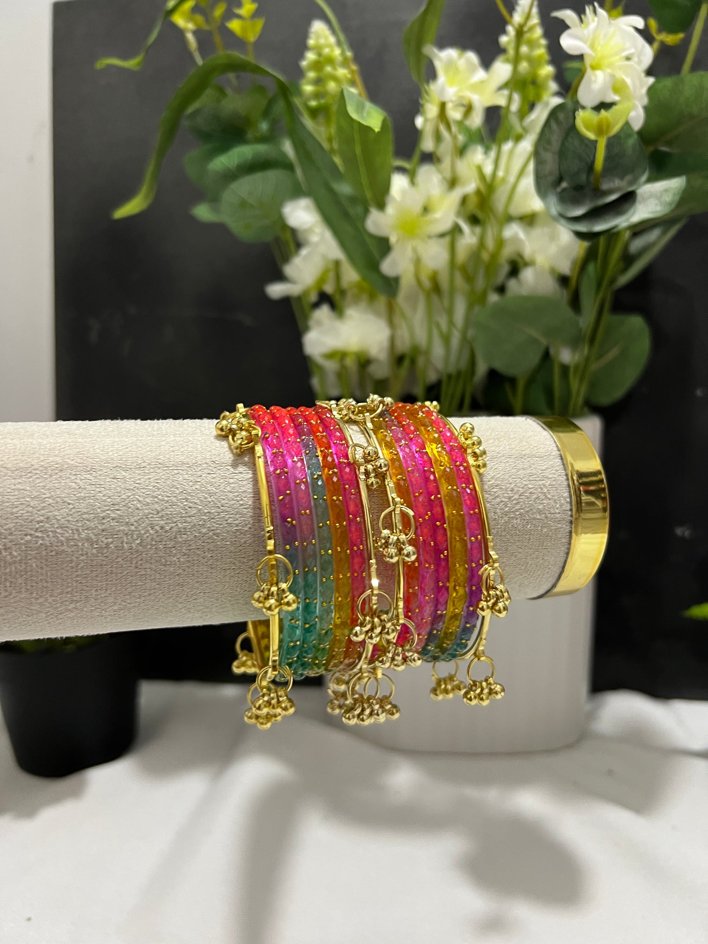 Rainbow Kashmiri bangles