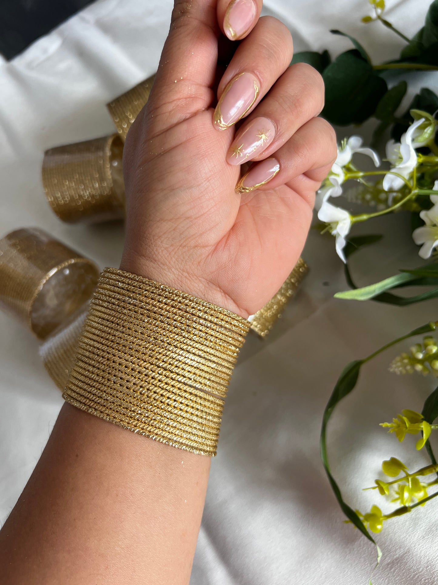Aurelia Ribbed Bangles