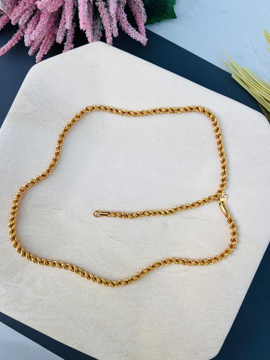 Mens gold plated daily wera chains