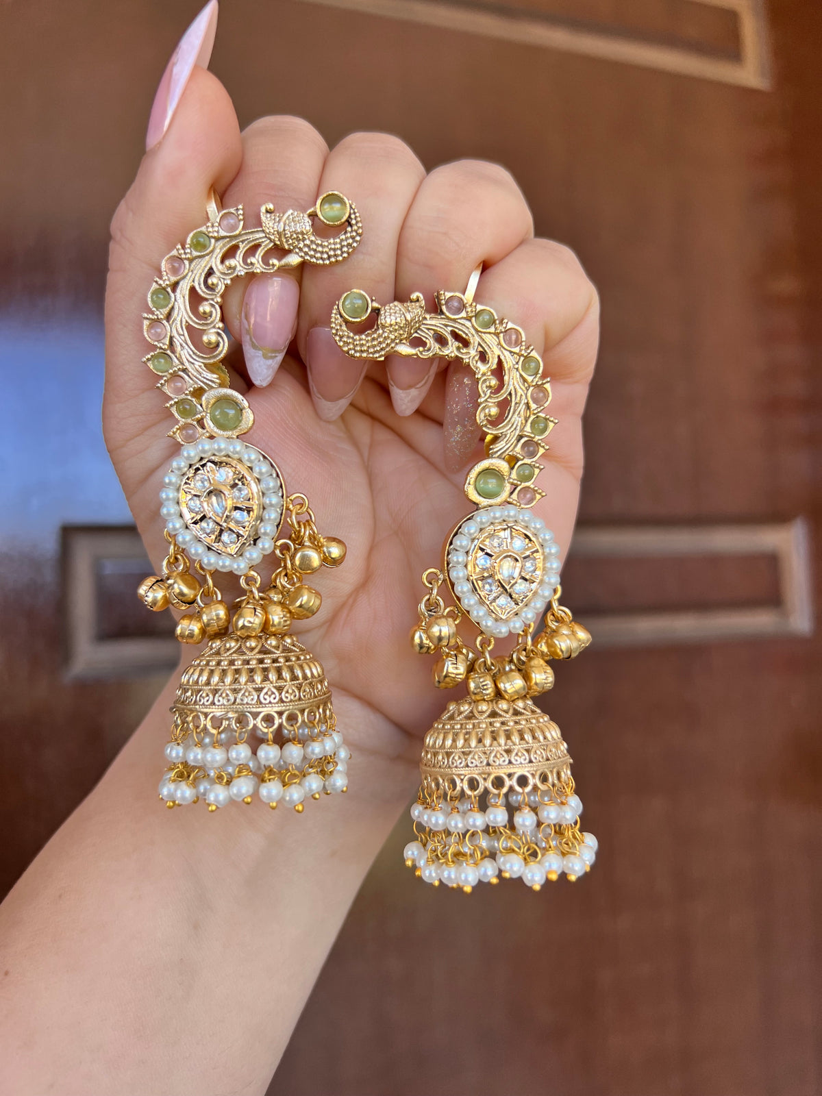 Vibha Kanphool Jhumki Earrings