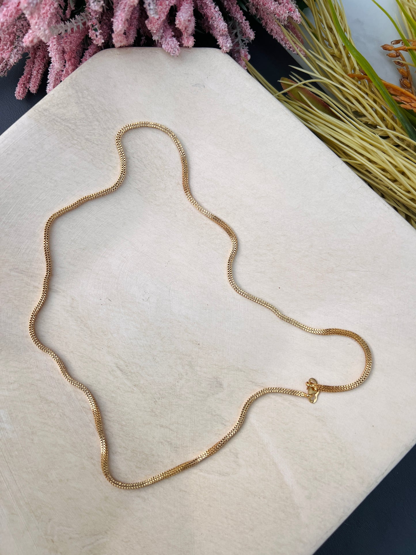 Mens gold plated daily wear chain