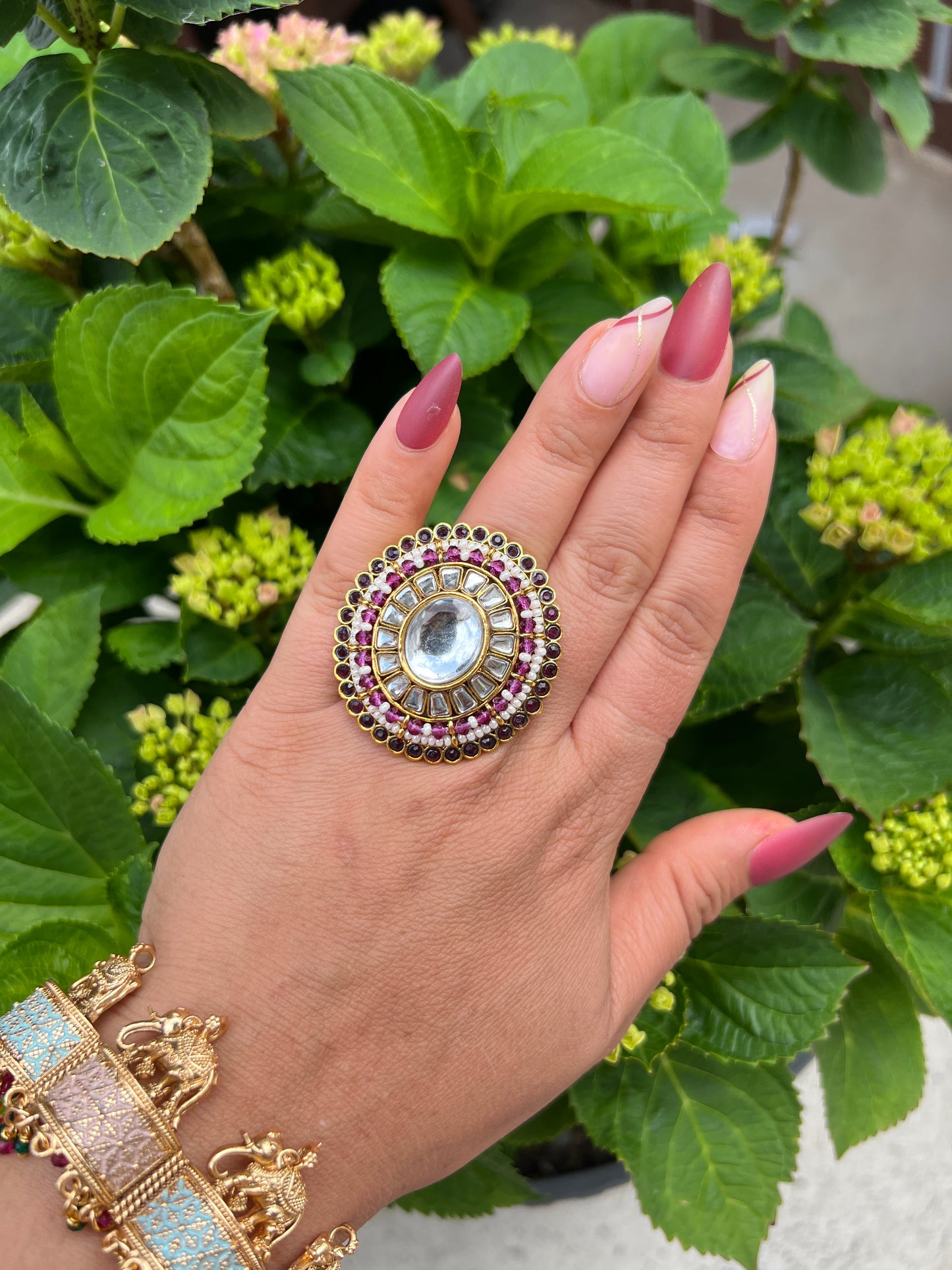 Kavya oversize ring