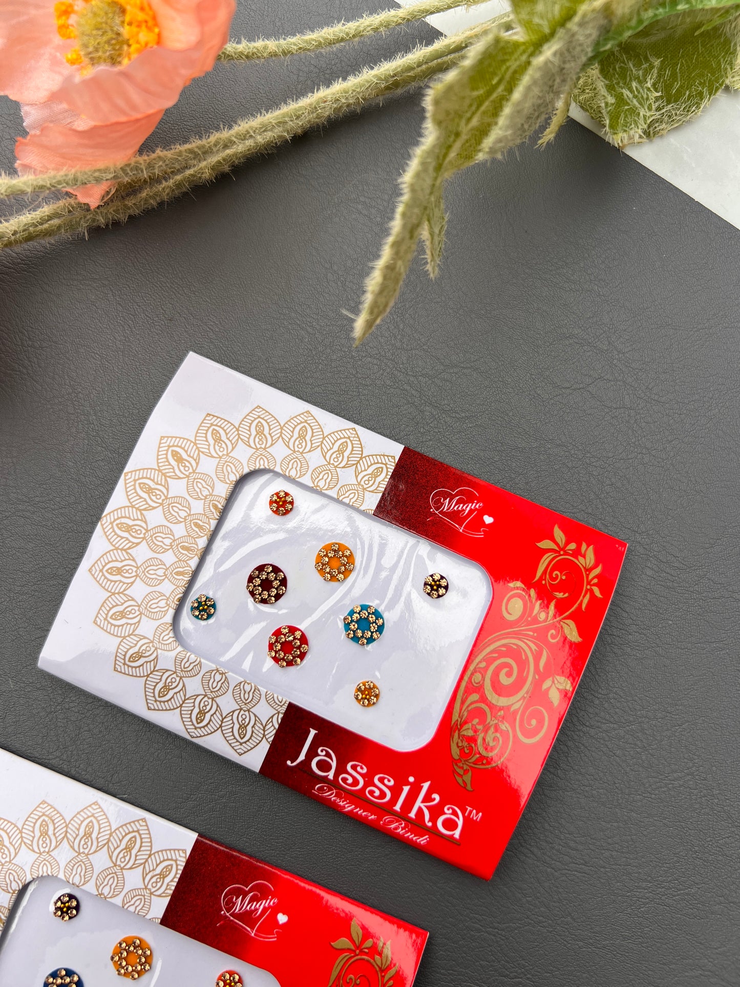 Aamya designer bindi card