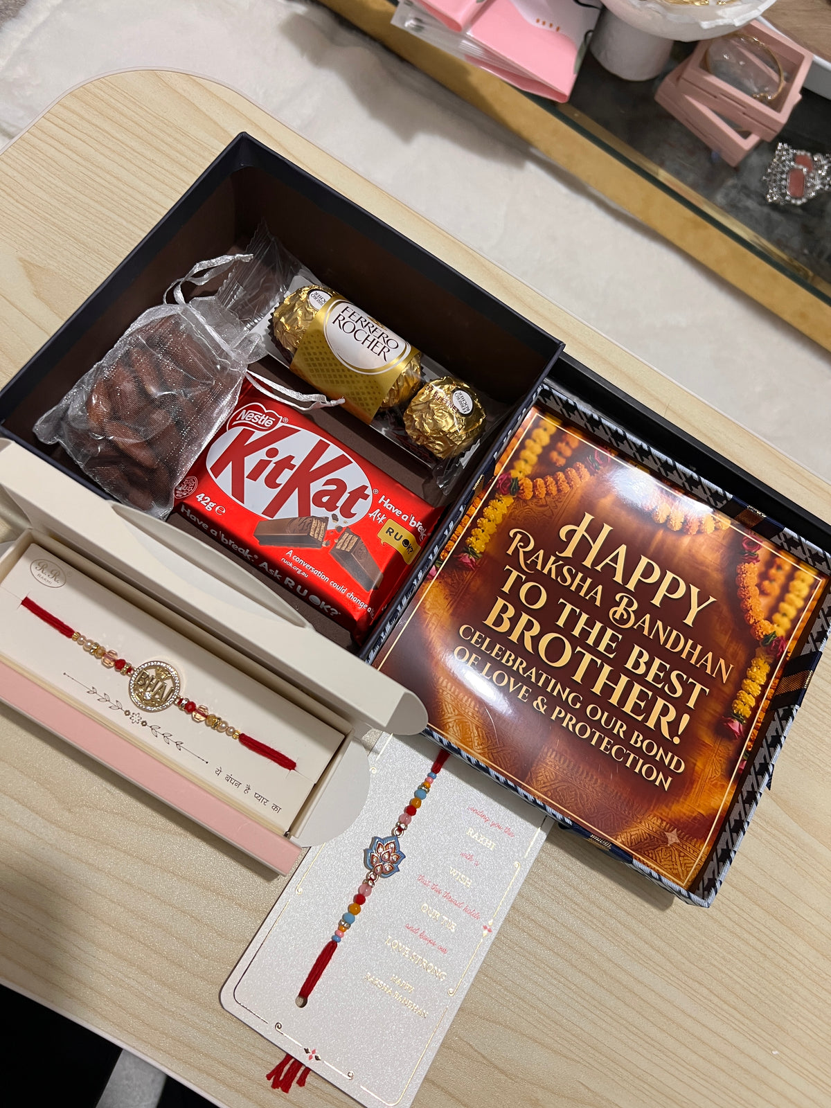 Simple & sweet Brother Rakhi hamper
