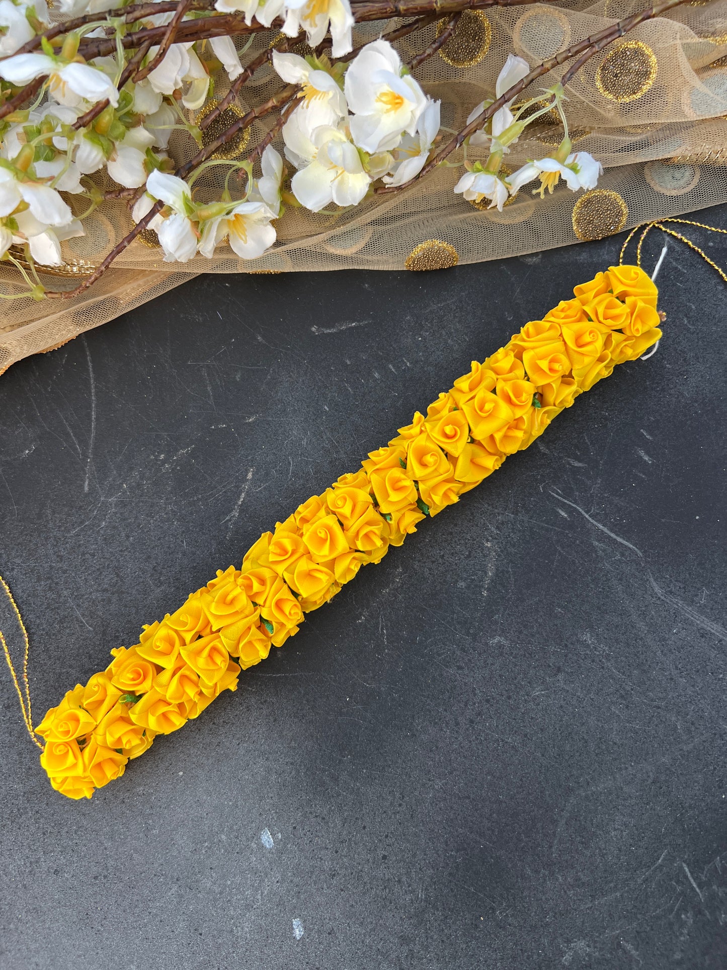 Yellow gajra