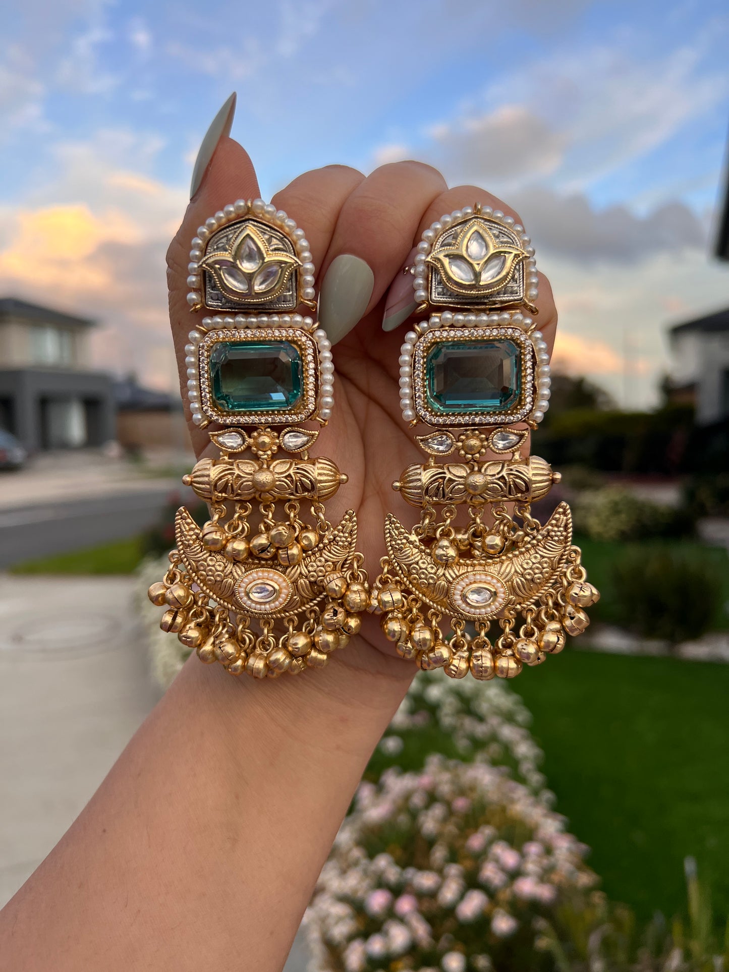 Kayra Kashmiri earrings