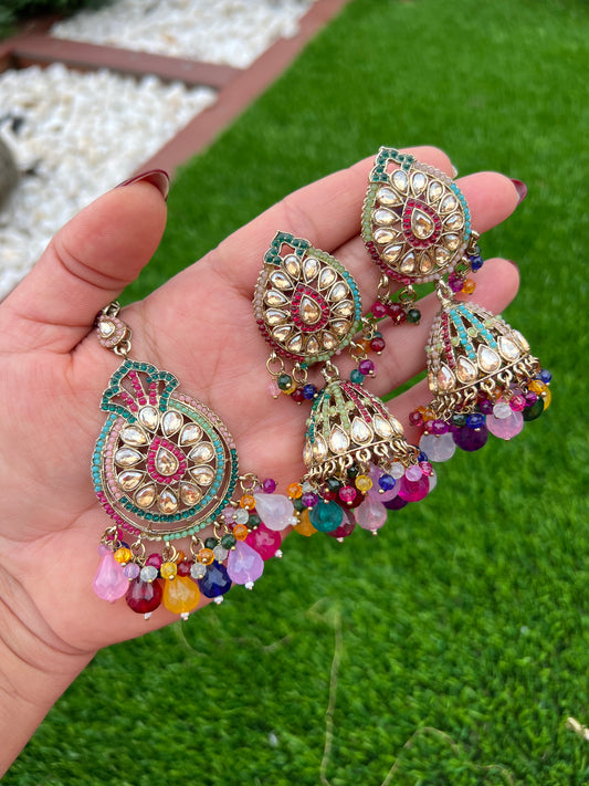 Pakistani jhmka and tikka set