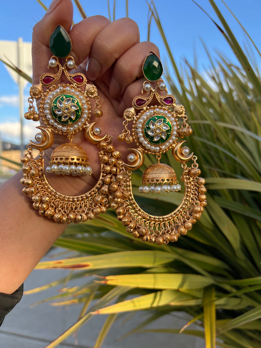 Ruhani oversized earrings