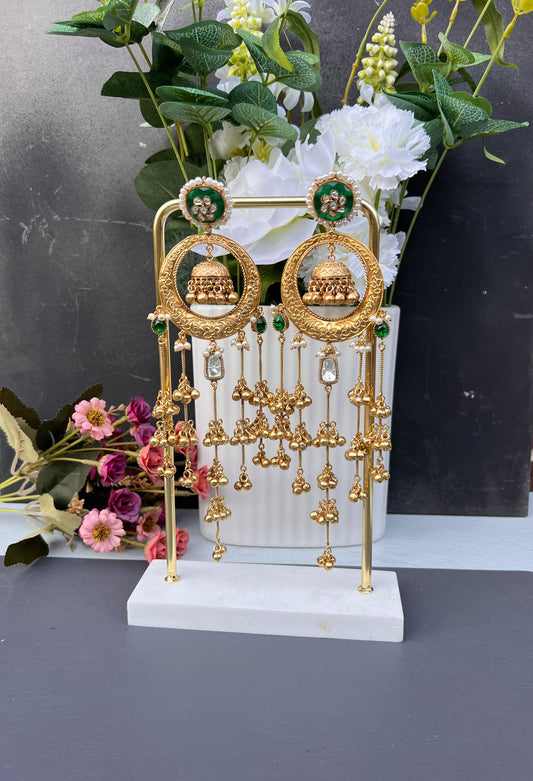 Zabarwan Kashmiri oversize earrings